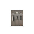 DREHTÜRENSCHRANK in Weiß - Weiß, Design, Holzwerkstoff/Kunststoff (151/197/60cm) - Novel