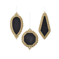 UKRAS ZA NOVOGODIŠNJU JELKU - zlatna/crna, Osnovno, plastika