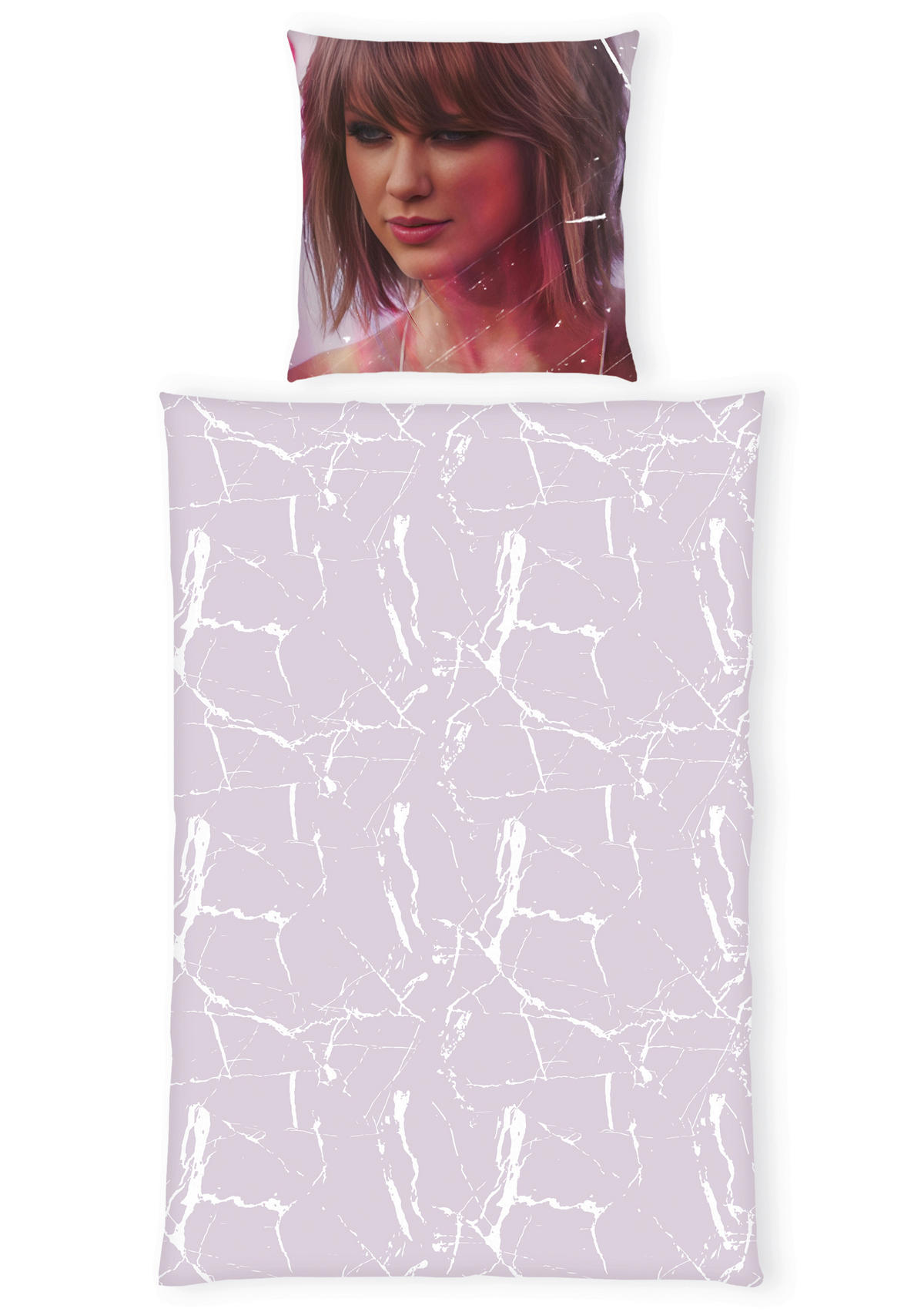 JUGENDBETTWÄSCHE 135/200 cm  - Flieder, Basics, Textil (135/200cm) - Herding