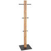 KLEIDERSTÄNDER Schwarz, Eichefarben 45/174,9/40 cm   - Eichefarben/Schwarz, Natur, Holz/Metall (45/174,9/40cm) - Linea Natura