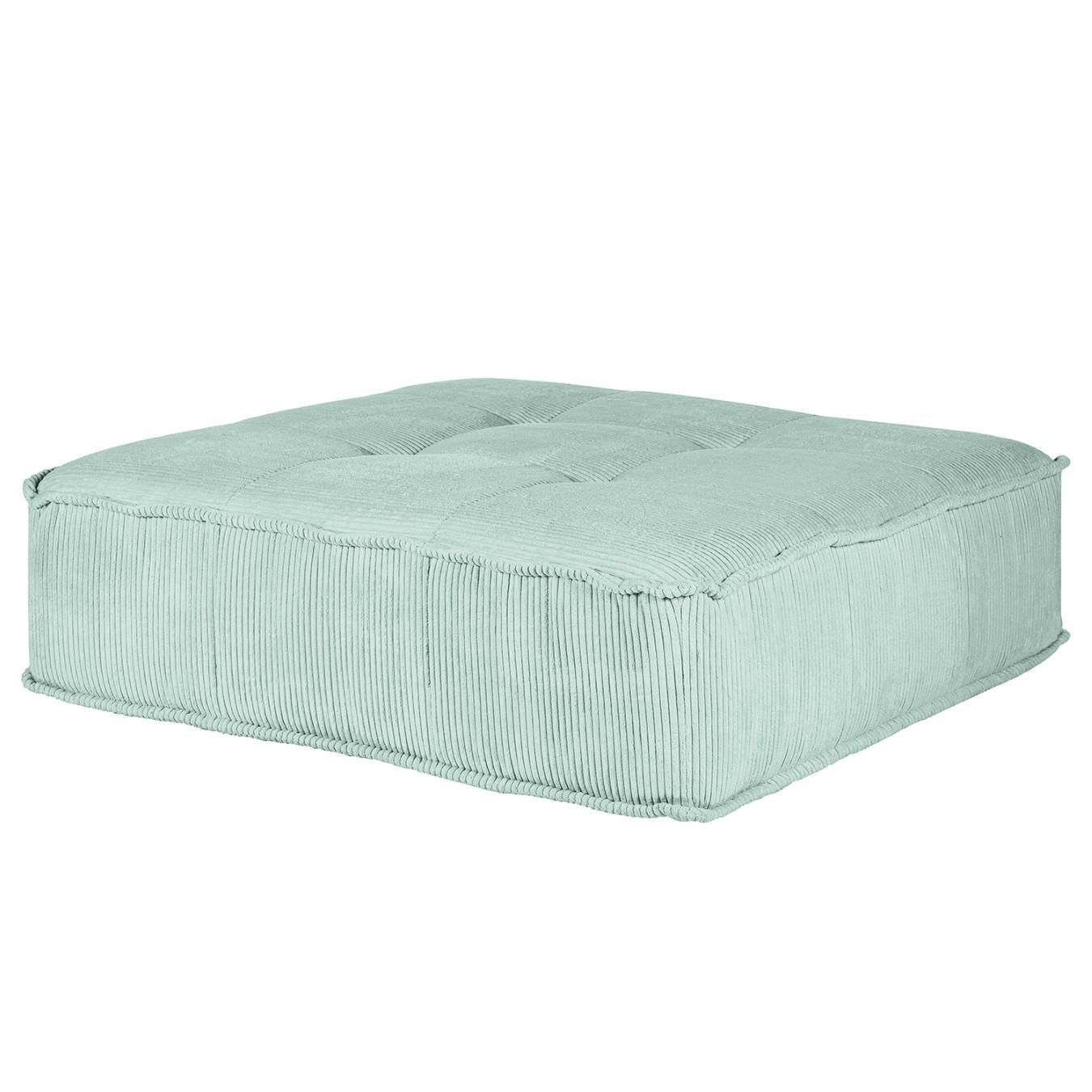 SITZKISSEN    - Weiss, Modern, Textil (128/40/128cm) - Trendmanufaktur