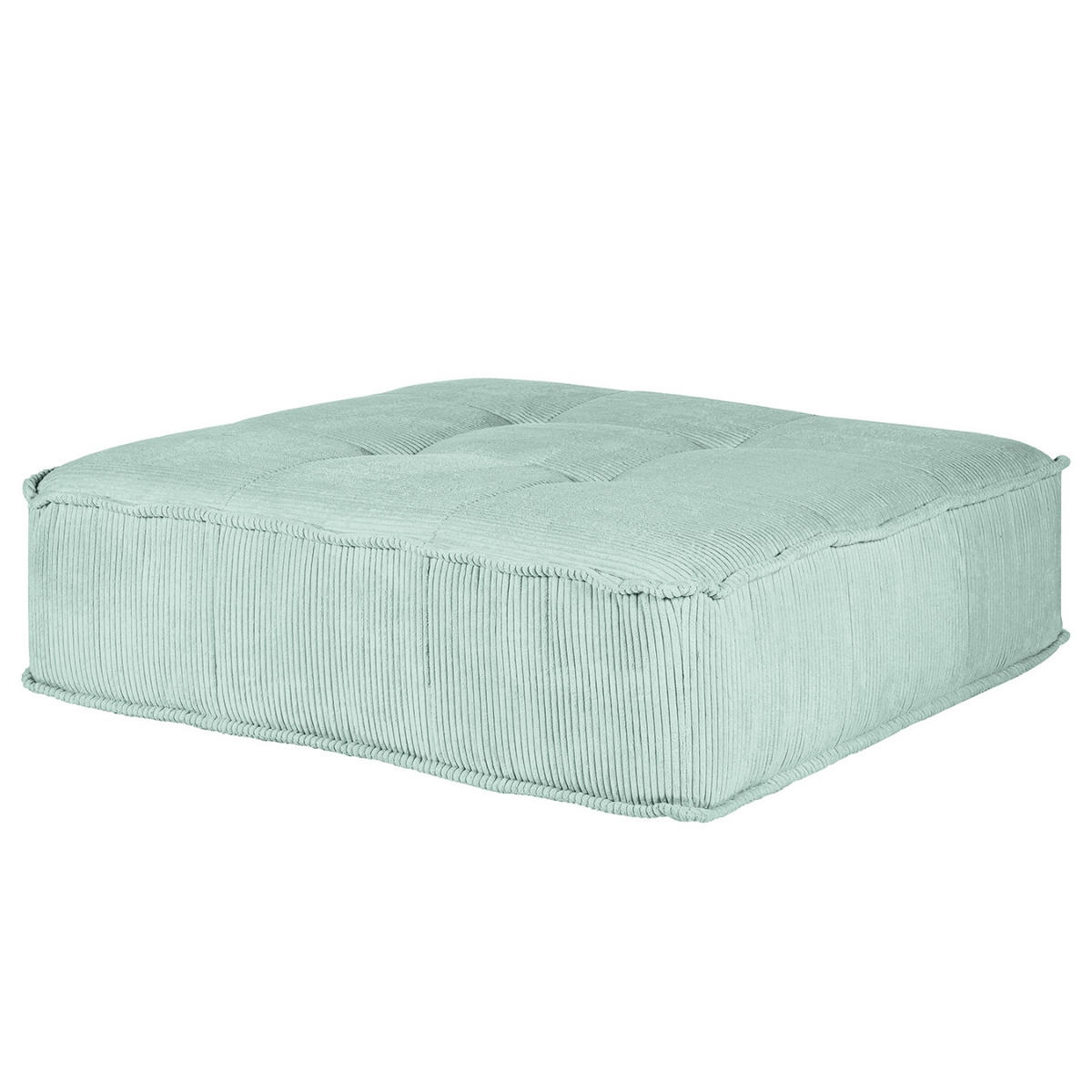 SITZKISSEN    - Weiss, Modern, Textil (128/40/128cm) - Trendmanufaktur