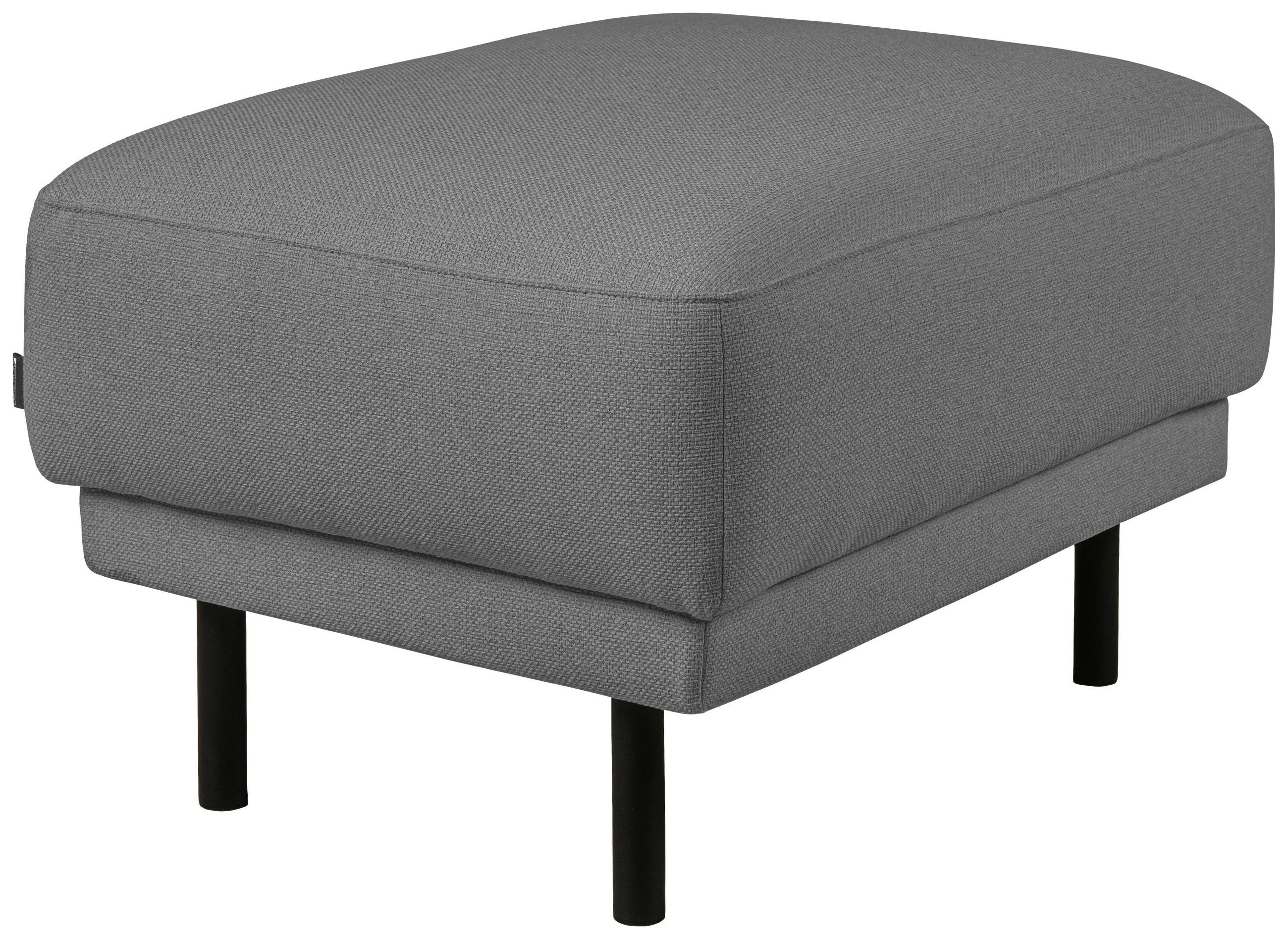 PALL i trä, metall, textil grå  - svart/grå, Design, metall/trä (73/47/57cm) - Pure Home Comfort