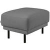 PALL i trä, metall, textil grå  - svart/grå, Design, metall/trä (73/47/57cm) - Pure Home Comfort