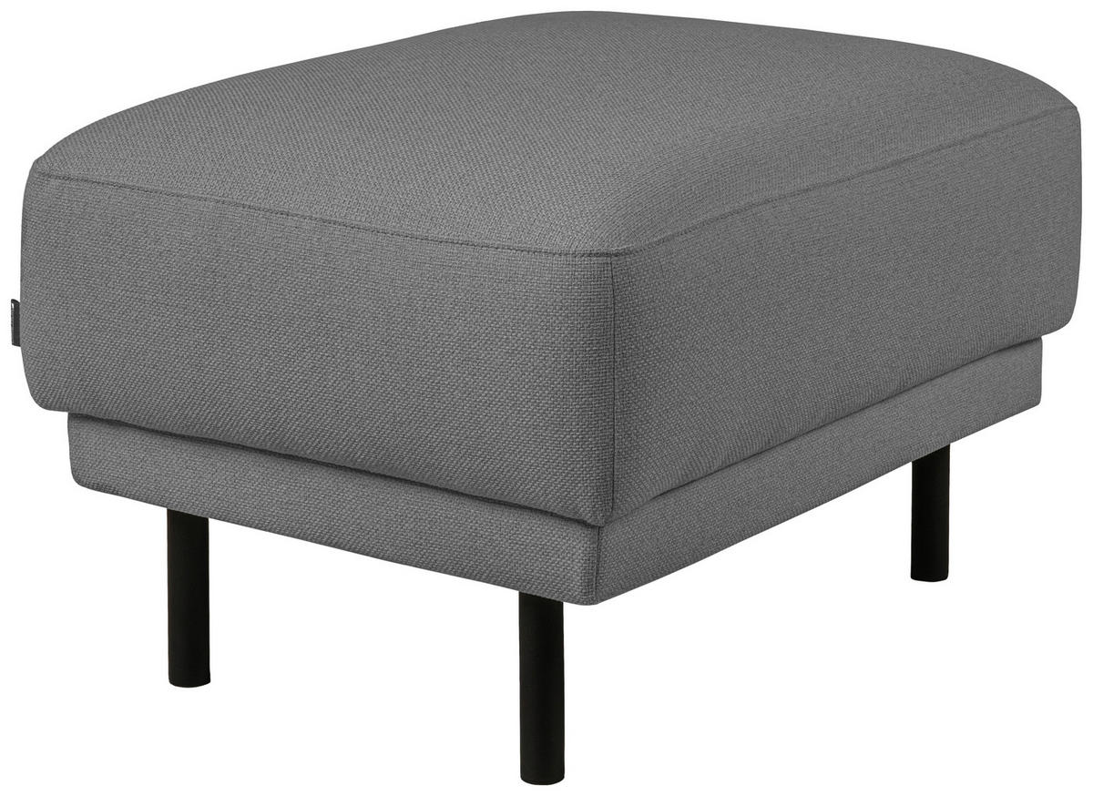 PALL i trä, metall, textil grå  - svart/grå, Design, metall/trä (73/47/57cm) - Pure Home Comfort