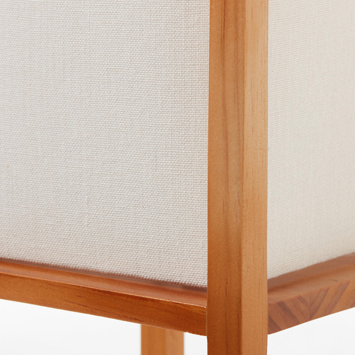 STEHLEUCHTE - Weiss/Naturfarben, Natur, Holz/Textil (19/120/19cm) - Brilliant
