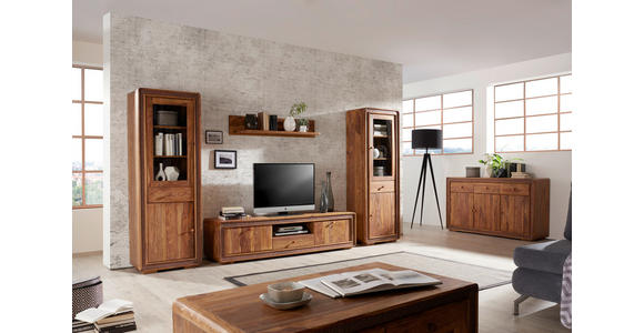 TV-ELEMENT 178/45/45 cm - Sheeshamfarben/Kupferfarben, LIFESTYLE, Holz/Metall (178/45/45cm) - Landscape