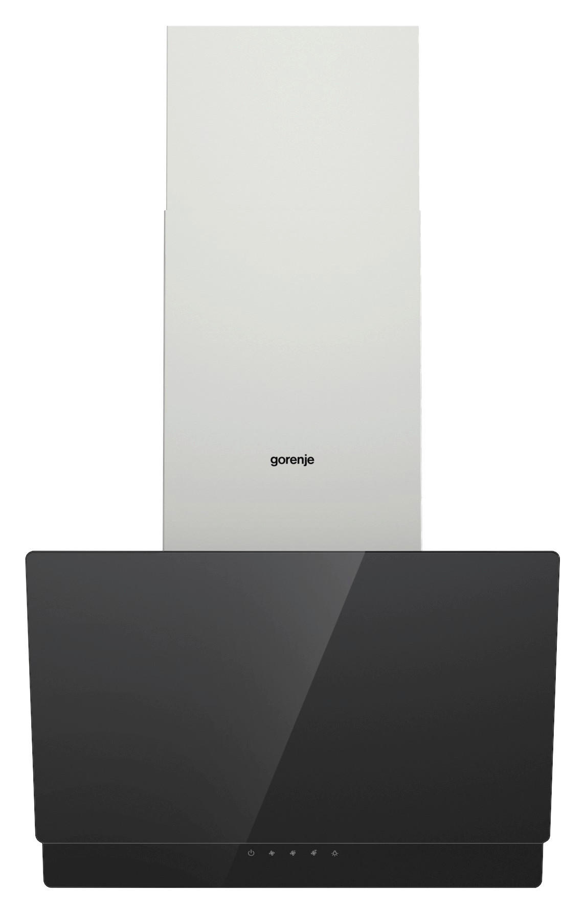 DUNSTABZUGSHAUBE WHI 649 EXBG  - Edelstahlfarben/Schwarz, Basics, Glas/Metall (60/38/33,5cm) - Gorenje
