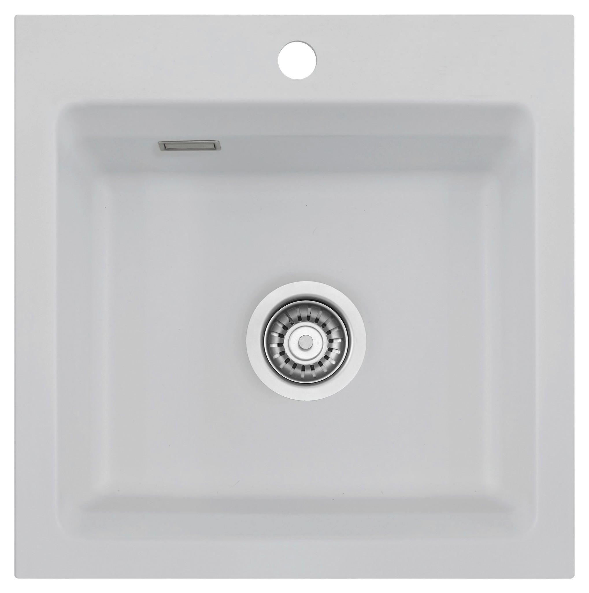 SPÜLE Kara 51 / 50030176  - Alufarben, Basics, Keramik (51/20/51cm) - Systemceram