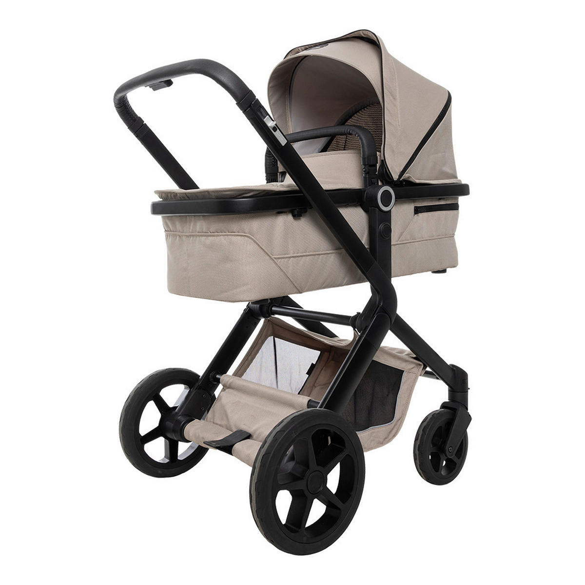 KOMBINIRANA DJEČJA KOLICA   - crna/taupe, Basics, tekstil/metal (103/60/115cm) - Koelstra