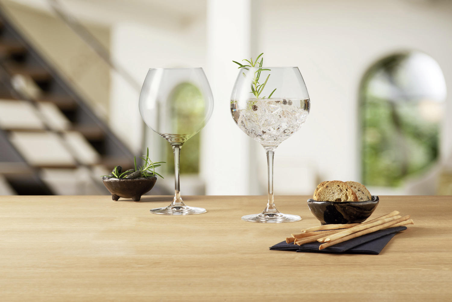 GLÄSERSET Gin 2-teilig  - Klar/Transparent, Basics, Glas (22,6/21,5/11,5cm) - Leonardo