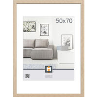 RÁM NA OBRAZY, 1 foto 50 cm x 70 cm - šedá, Basics, plast/sklo (53/73/1,5cm)