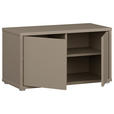 GARDEROBENBANK - Taupe/Grau, MODERN, Kunststoff (74,5/41,5/34,9cm) - Carryhome