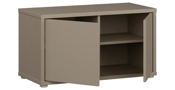 GARDEROBENBANK - Taupe/Grau, MODERN, Kunststoff (74,5/41,5/34,9cm) - Carryhome