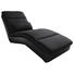 LIEGE in Textil Schwarz - Chromfarben/Schwarz, Design, Textil (72/80/170cm) - Carryhome LIEGE in Textil Schwarz - Chromfarben/Schwarz, Design, Textil (72/80/170cm) - Carryhome