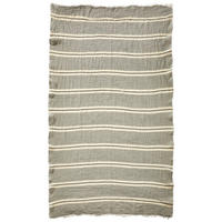 HAMAMTUCH STRIPES Silberfarben  - Silberfarben, KONVENTIONELL, Textil (100/190cm) - Novel
