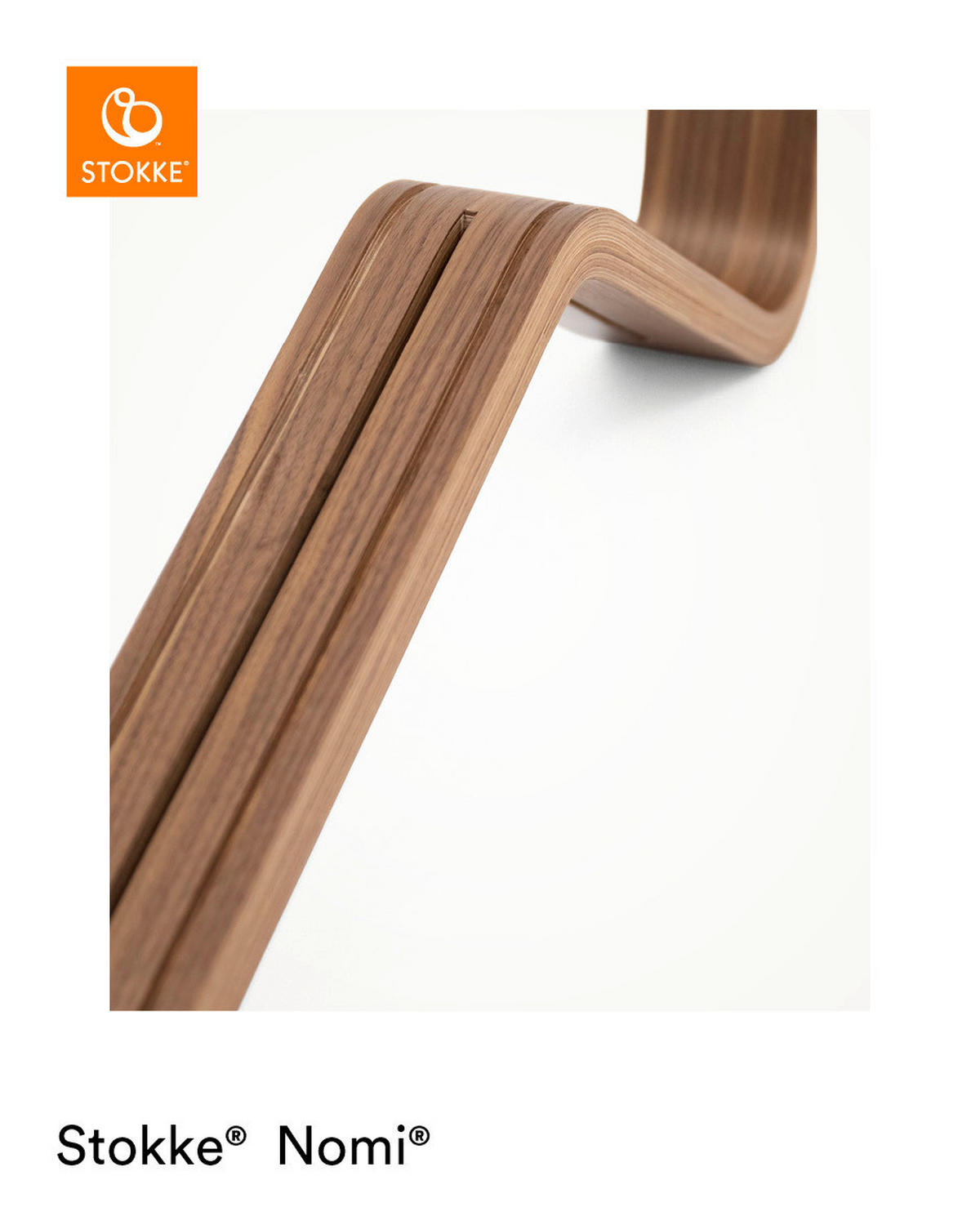 STOKKE NOMI WALNUSS STUHL NOMI CHAIR WALNUSS  - Walnussfarben/Grau, Trend, Holz (52/83,50/59cm) - Stokke