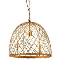 SVJETILJKA VISEĆA        - zlatne boje, Basics, metal (46cm)