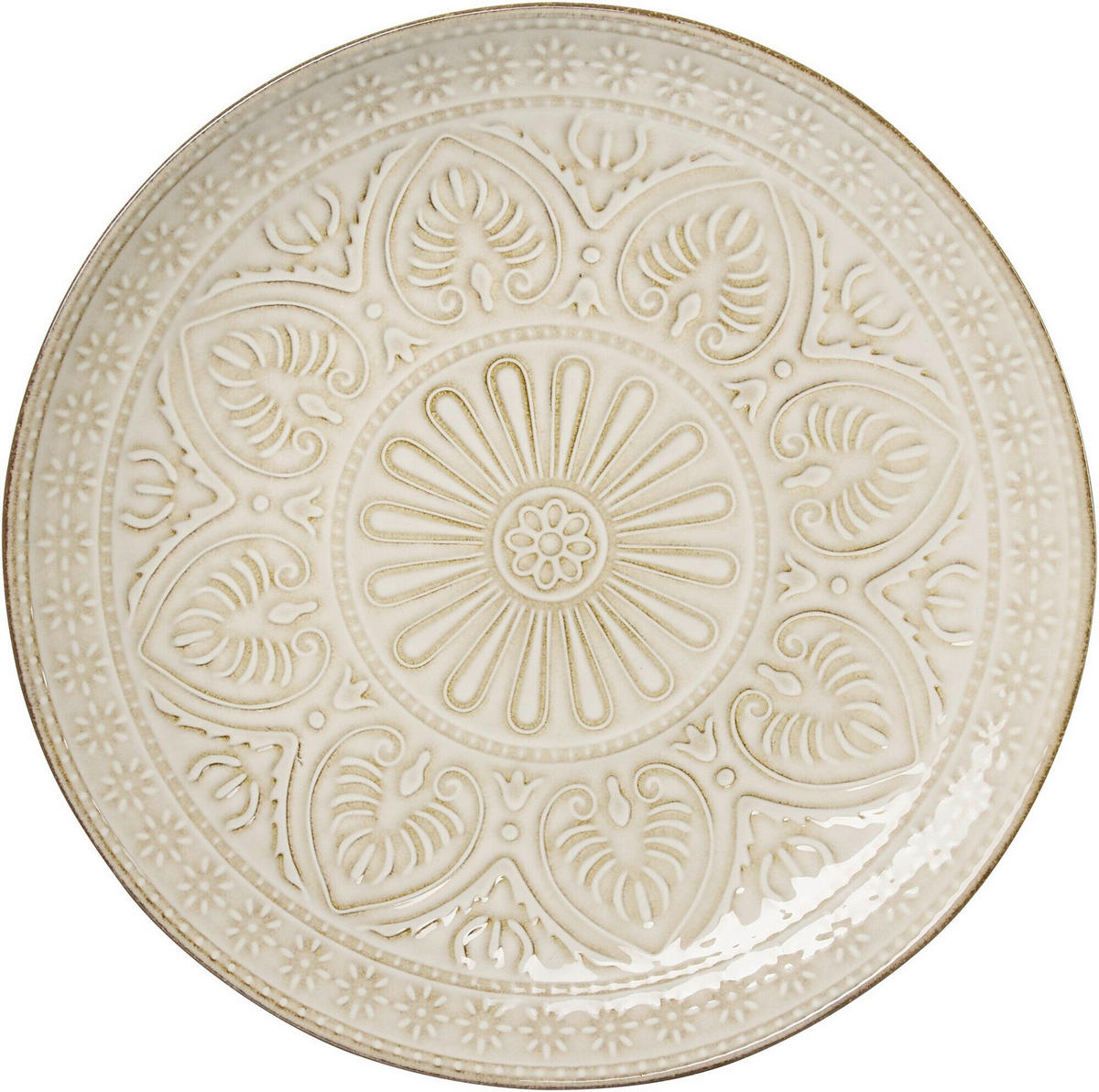 SPEISETELLER Creme Omara  - Creme, Keramik (27/27/4cm) - Ritzenhoff Breker