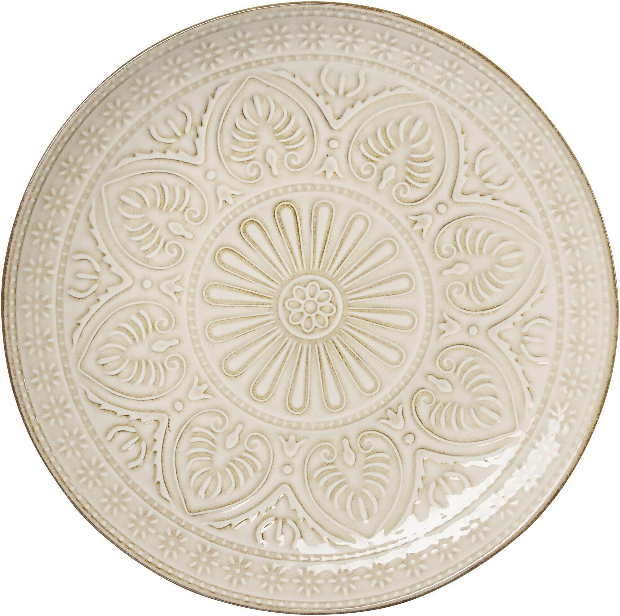 Ritzenhoff Breker Speiseteller Omara Creme 27x4x27 cm