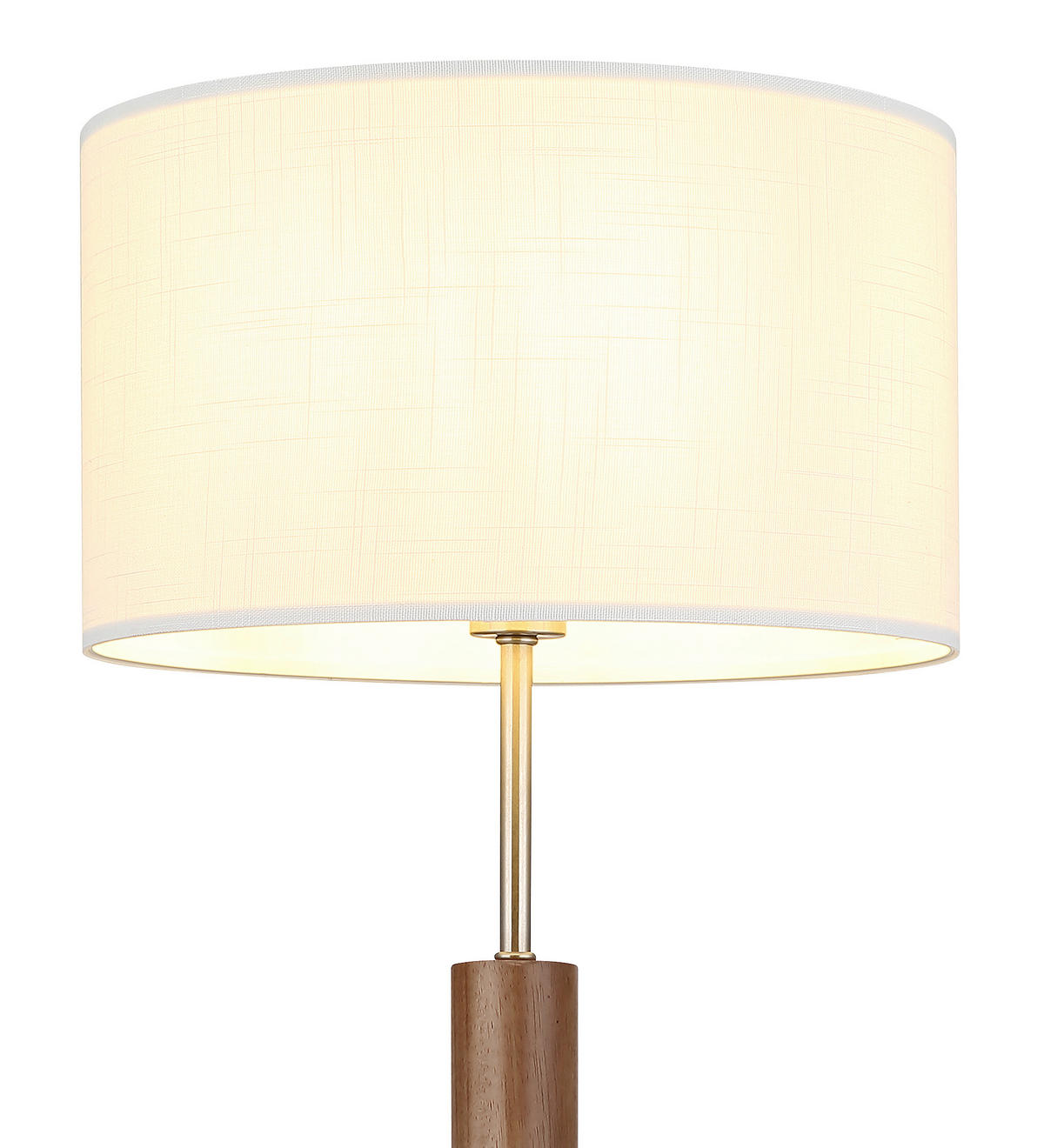 SVJETILJKA PODNA Mila  - bijela/boje nikla, Design, tekstil/drvo (40/150cm) - Globo