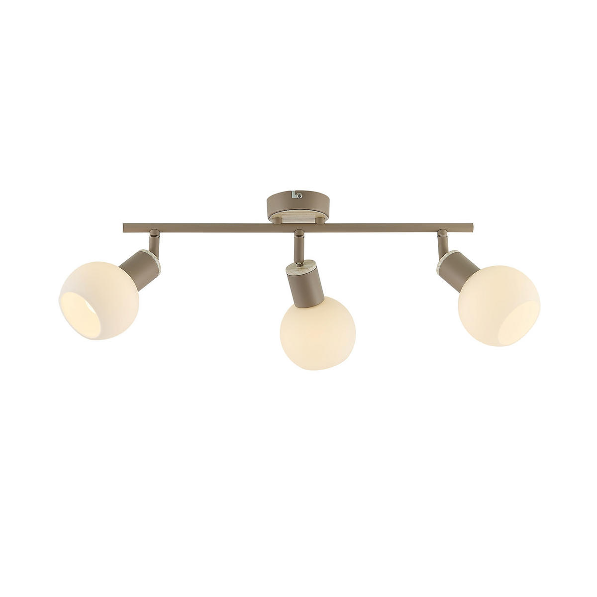 STRAHLER Merope 45/10/18,5 cm  - Sandfarben/Eschefarben, Basics, Glas/Metall (45/10/18,5cm) - Novel