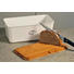BOX NA CHLEBA - bílá/hnědá, Basics, dřevo/umělá hmota (34/18/13cm) BOX NA CHLEBA - bílá/hnědá, Basics, dřevo/umělá hmota (34/18/13cm)