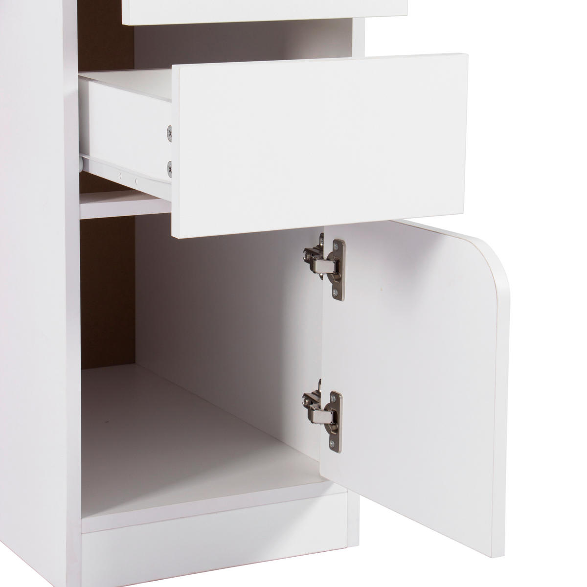 SCHREIBTISCH 110/60/131 cm Weiß  - Weiß, MODERN, Holzwerkstoff (110/60/131cm) - Livetastic