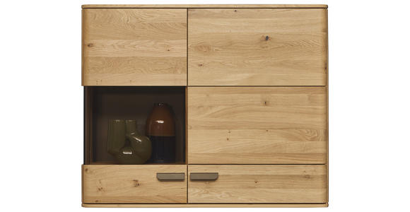 HÄNGEELEMENT Wildeiche  106,9/87,4/37,1 cm  - Wildeiche/Bronzefarben, Natur, Glas/Holz (106,9/87,4/37,1cm) - Valnatura