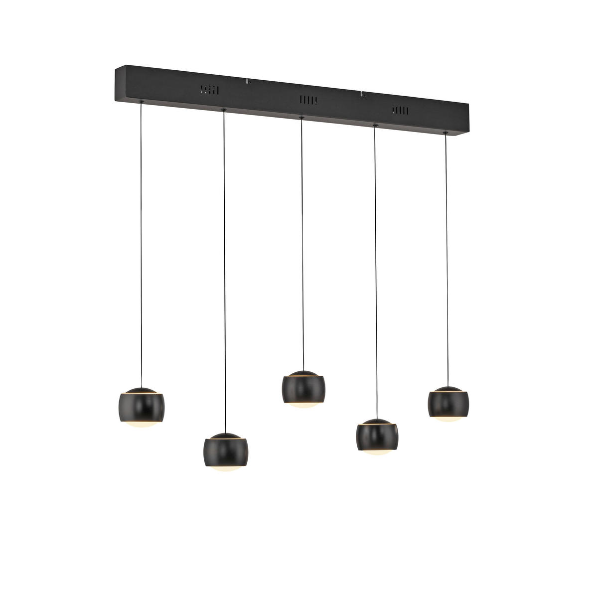LED-HÄNGELEUCHTE 110/10/220 cm   - Schwarz, Design, Kunststoff/Metall (110/10/220cm)