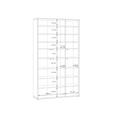 SCHUHSCHRANK  in 109,2/191,9/34,9 cm  - Sandfarben/Grau, Basics, Holzwerkstoff/Kunststoff (109,2/191,9/34,9cm) - Xora