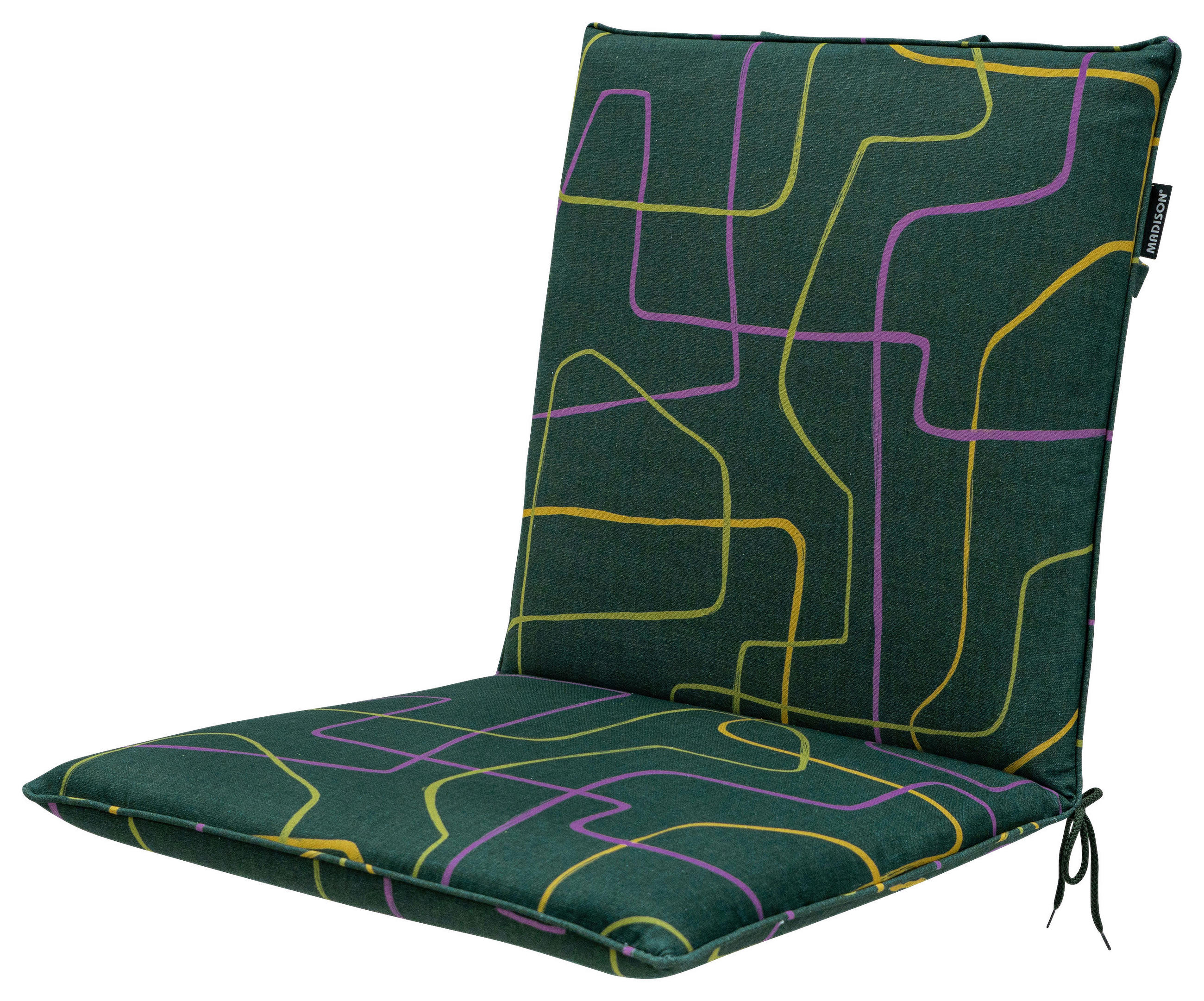 SESSELAUFLAGE in Grün Struktur  - Grün, Basics, Textil (97/49/6cm)