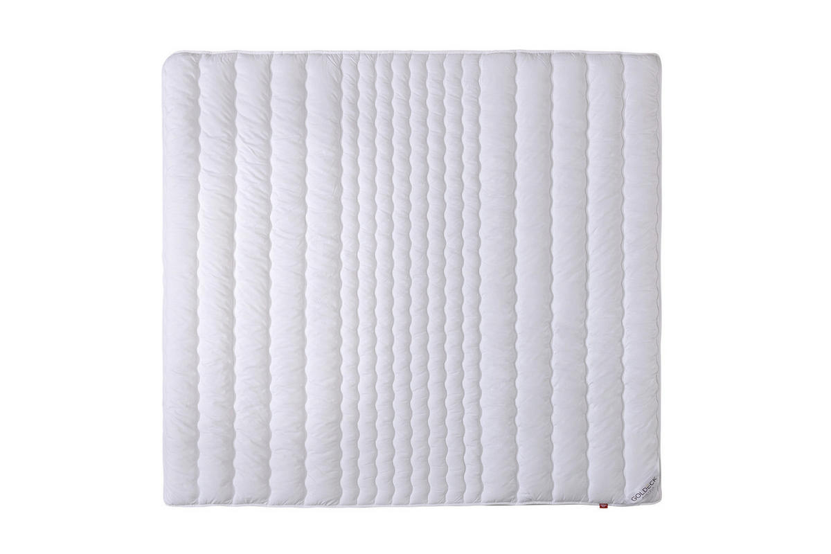 UNTERBETT 180/200 cm    - Weiß, Basics, Textil (180/200cm) - Goldeck Austria