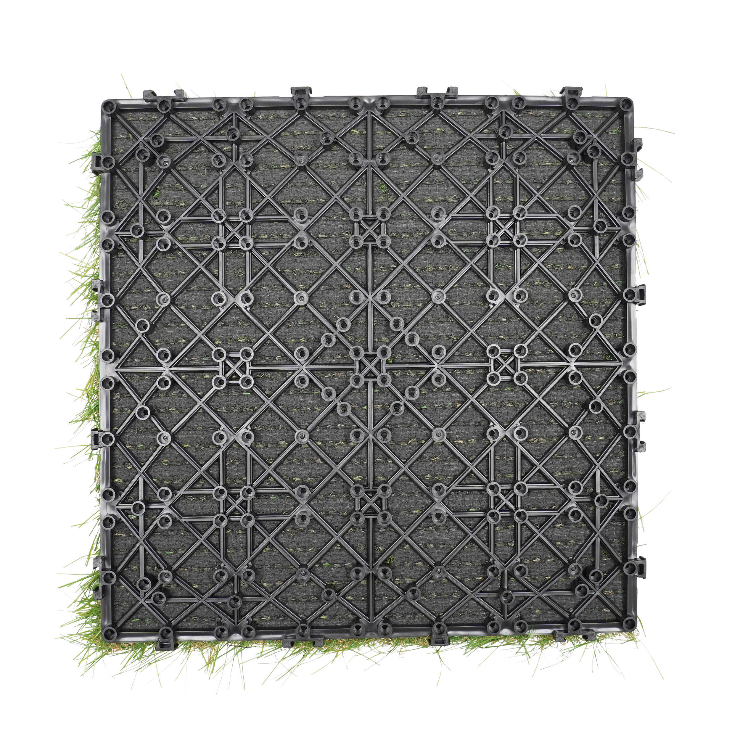 TERRASSENFLIESE 11 Stück  - Grün, Kunststoff (30/30/2,1cm) - Ambia Garden