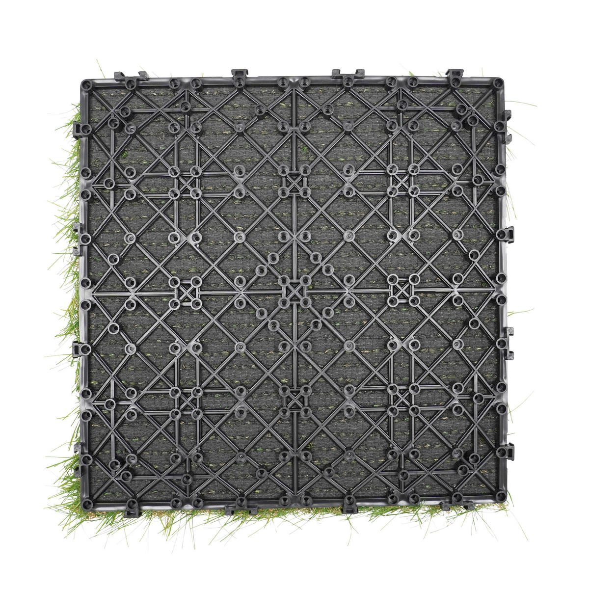 TERRASSENFLIESE 11 Stück  - Grün, Kunststoff (30/30/2,1cm) - Ambia Garden