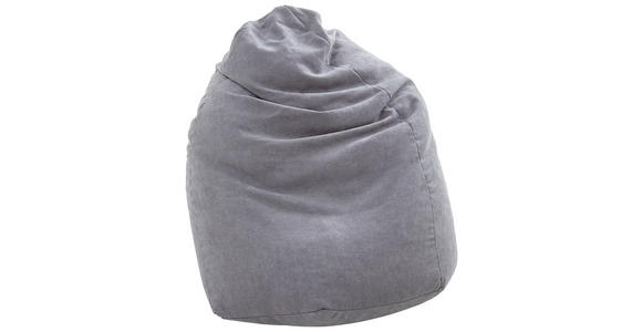 SITZSACK Webstoff 220 L - Grau, KONVENTIONELL, Textil (65/95/75cm) - Xora