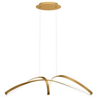 PENDELLEUCHTE 23/29/93 cm   - Goldfarben, Trend, Metall (23/29/93cm) - MAYTONI
