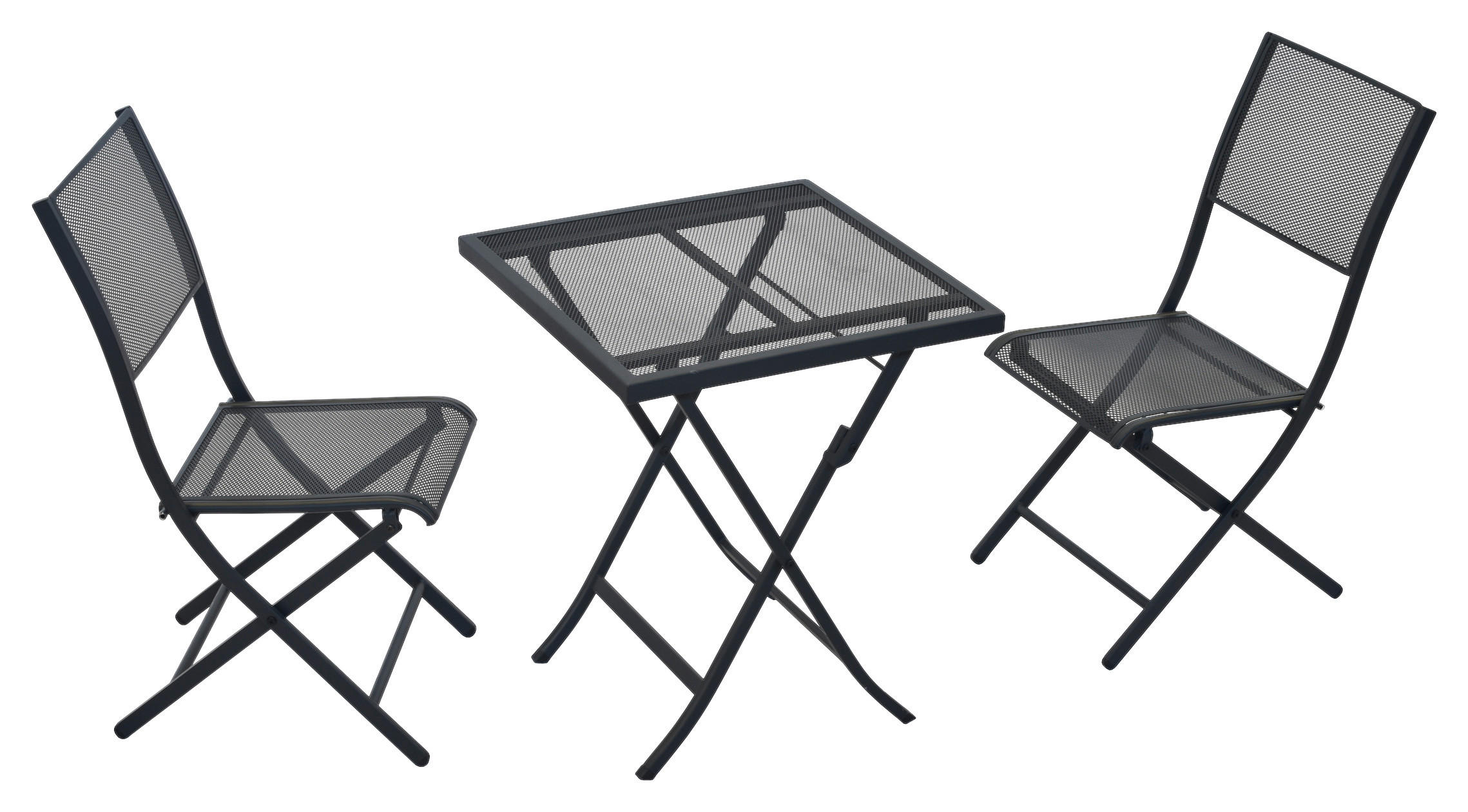 BALKONSET  - Graphitfarben, MODERN, Metall - Gardenson