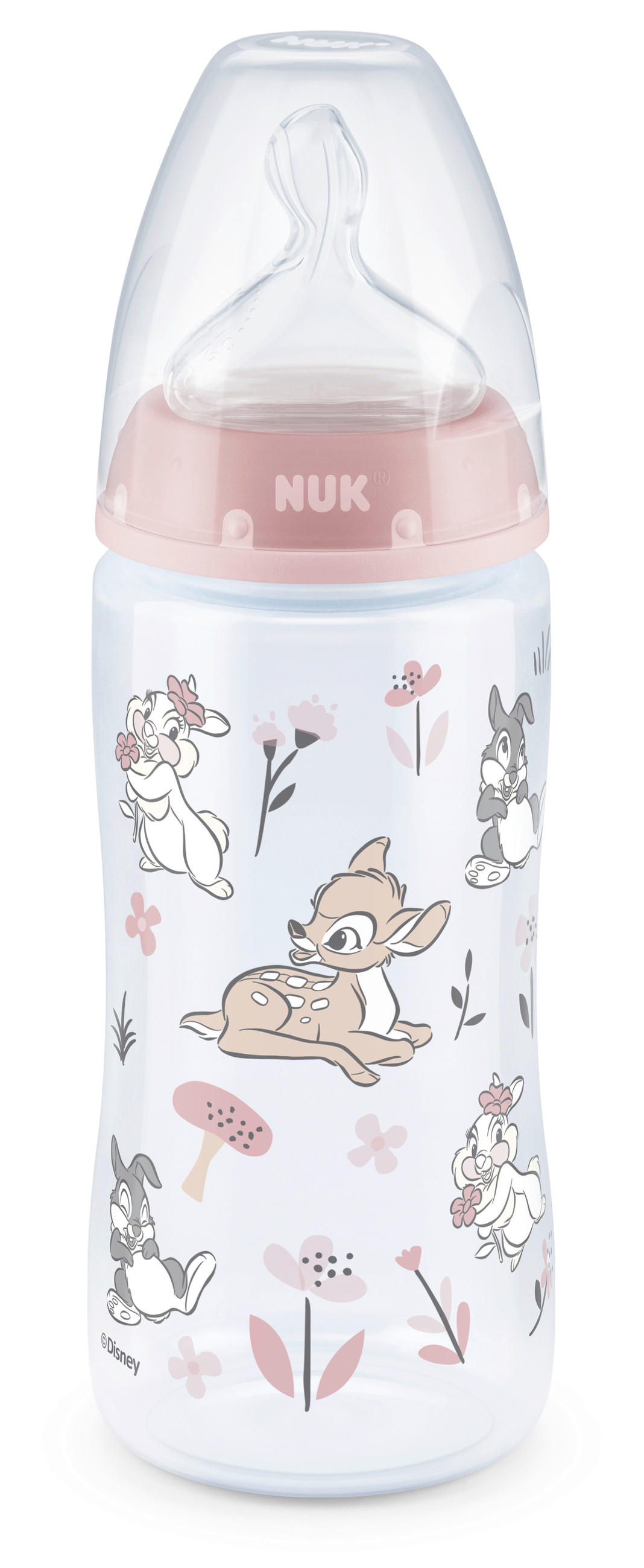 BABYFLASCHE Disney Classic 300 ml  - Hellrosa/Transparent, Basics, Kunststoff (6,6/6,6/23,5cm) - NUK