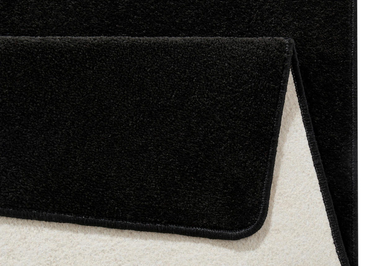 LÄUFER 80/300 cm Fancy  - Schwarz, Basics, Kunststoff (80/300cm)