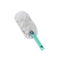 PRAŠKO - bijela/tirkizna, Basics, tekstil/plastika (38/12/3cm) - Leifheit