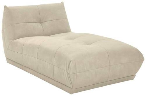 SOFAELEMENT in Lederlook Creme  - Creme, Trend, Textil (105/80/185cm) - Livetastic