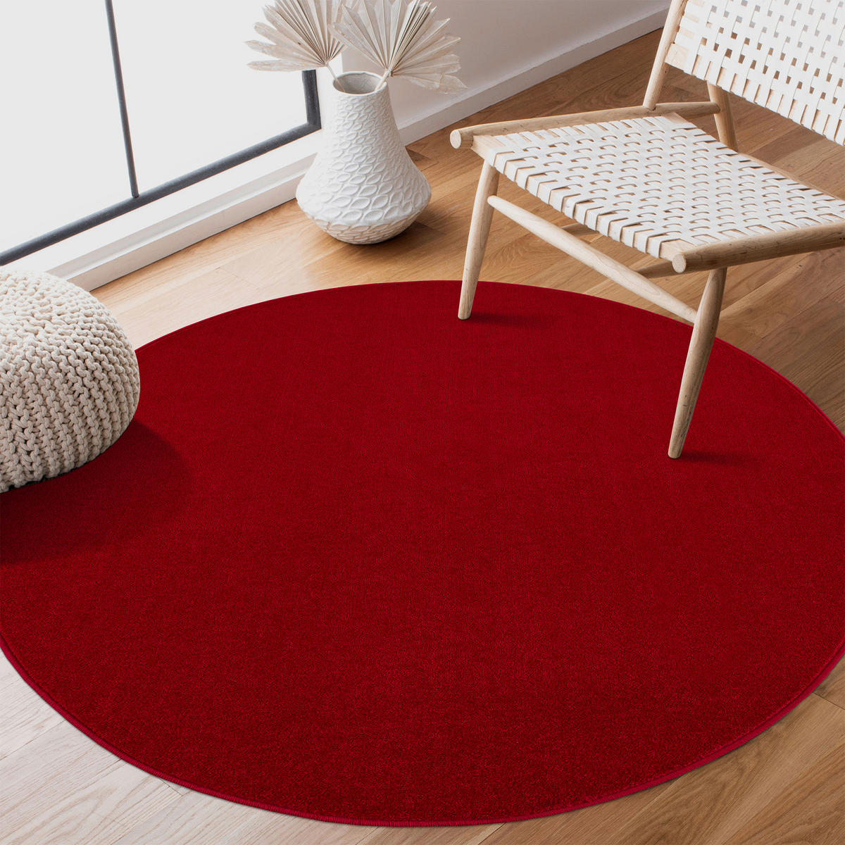TKANA PREPROGA  Uni      200 cm   tkano  rdeča  - rdeča, Trendi, umetna masa/tekstil (200cm)