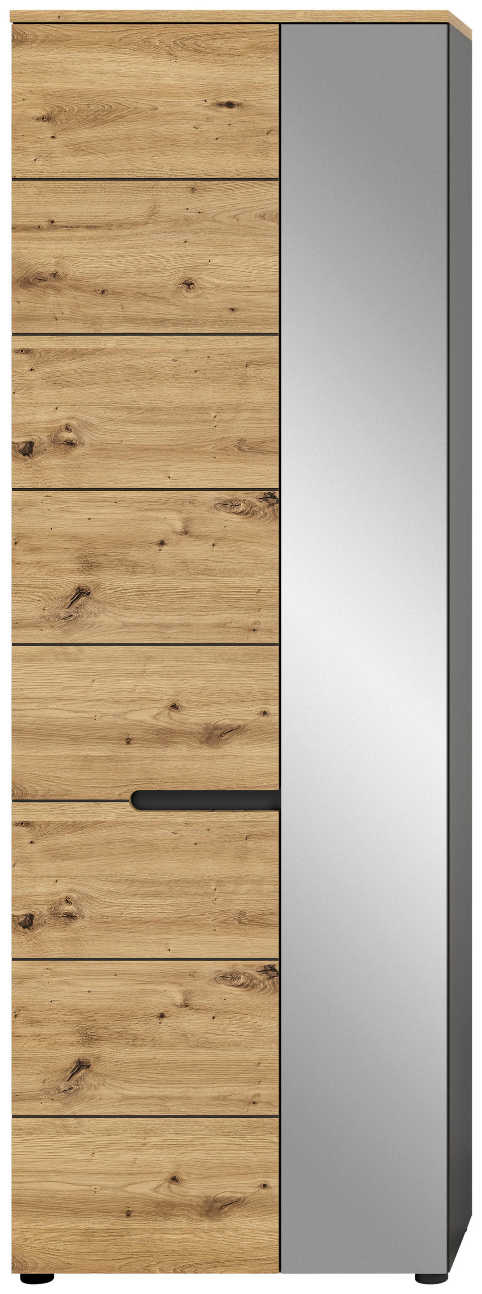 SKŘÍŇ NA ODĚV, 65/190/37 cm - Konvenční, kompozitní dřevo/sklo (65/190/37cm) - MID.YOU