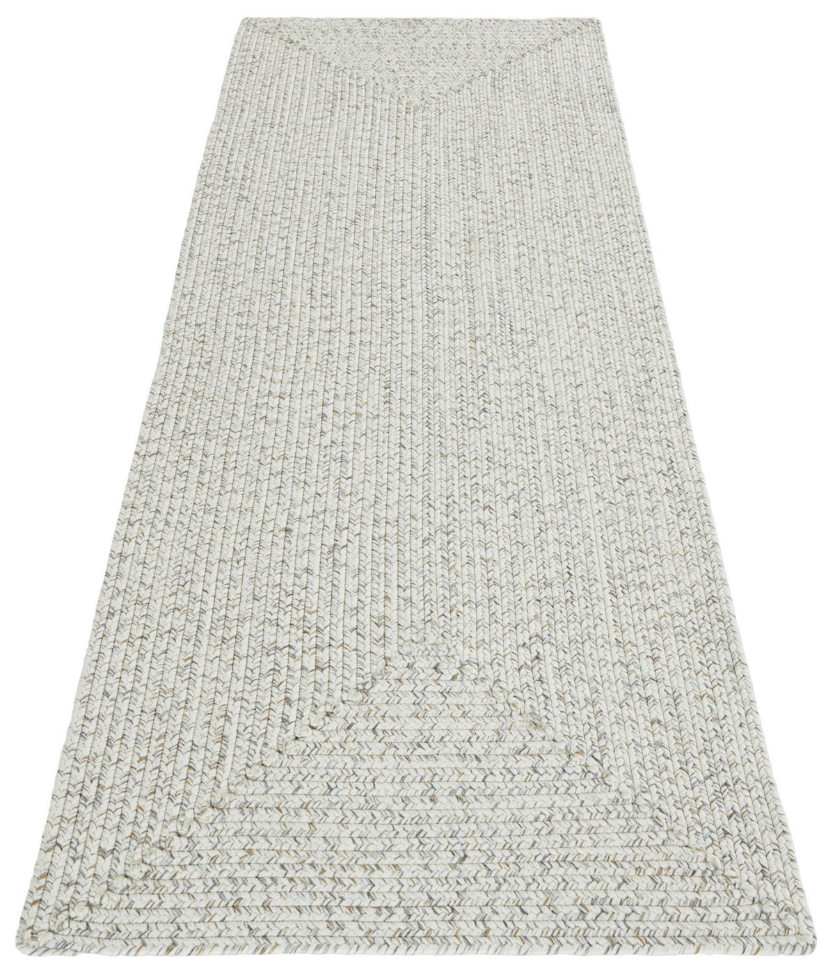 LÄUFER 80/200 cm Braided  - Multicolor/Creme, Design, Kunststoff (80/200cm)