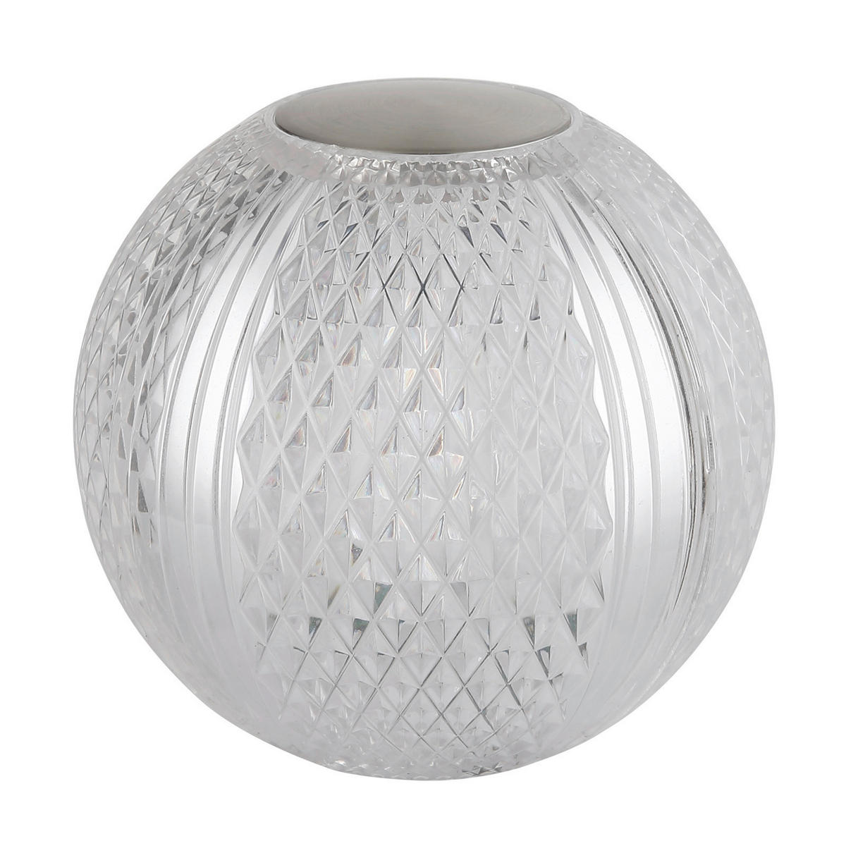 AKKU-TISCHLEUCHTE AIDA 12/11.2 cm  - Klar/Transparent, KONVENTIONELL, Kunststoff (12/11.2cm) - Globo