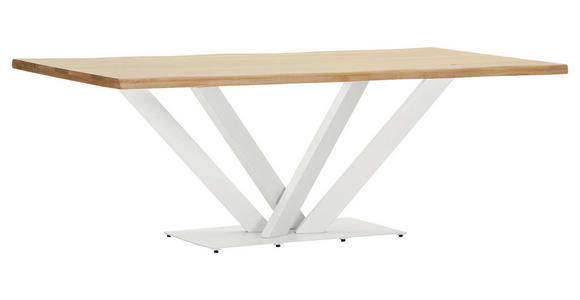 TISCHPLATTE      - Eichefarben, Design, Holz (220/100/4cm) - Landscape