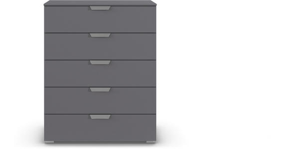 KOMMODE  in 80/100/43 cm  - Chromfarben/Dunkelgrau, Design, Holzwerkstoff/Metall (80/100/43cm) - Carryhome