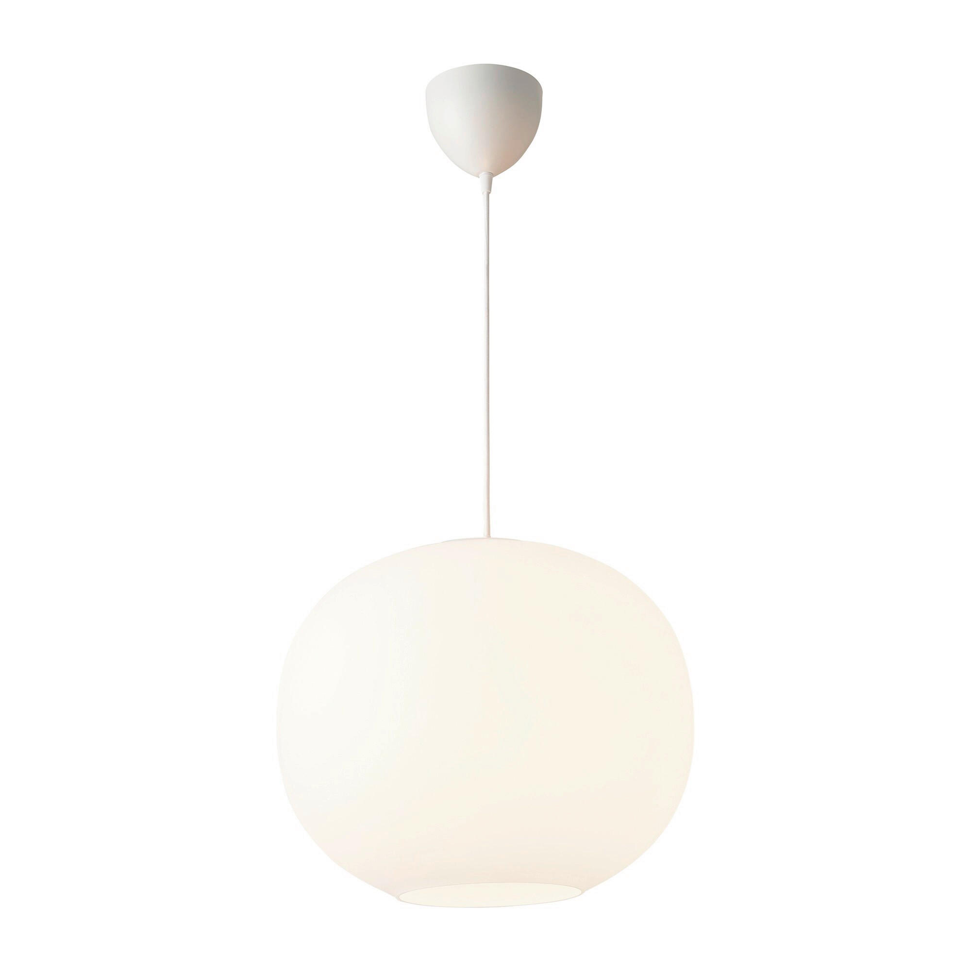 PENDELLEUCHTE Navone 40/33 cm  - Weiß, Design, Glas (40/33cm) - Nordlux