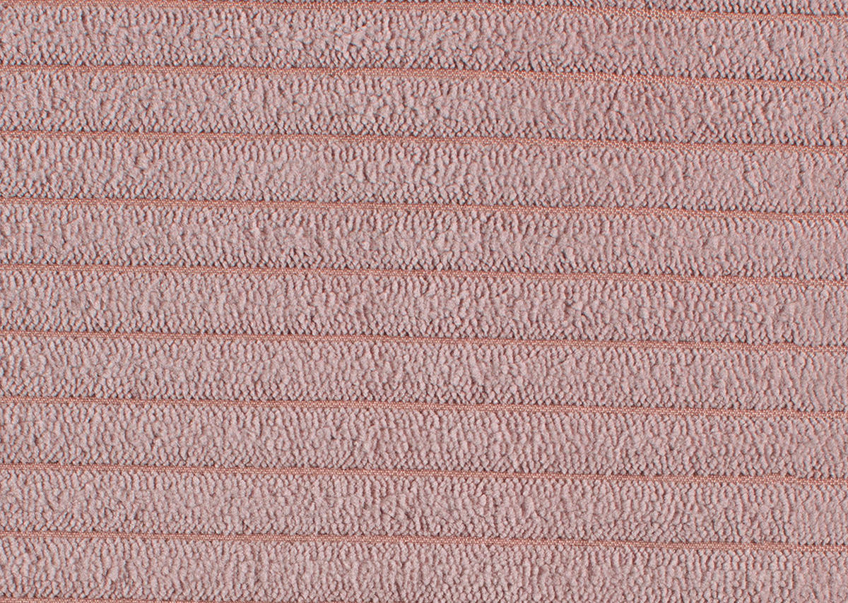 ECKSOFA inkl. Funktion in Cord Rosa  - Schwarz/Rosa, Modern, Textil/Metall (309/219cm) - Pure Home Lifestyle